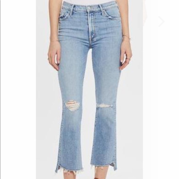 MOTHER THE INSIDER CROP STEP FRAY Size 27